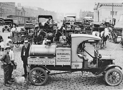 S.P.C.A. Gravel Truck, Philadelphia, c.1920 by American Photographer
